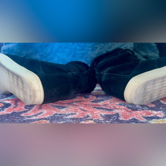 Steve Madden Sneakers Olympa-X High Heel Wedge Shoes
Black Suede Mesh 7.… - Picture 11 of 13